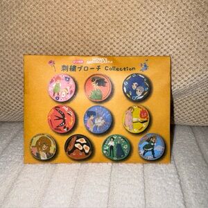 Howl’s moving castle embroidered brooch (blind bag only one brooch)